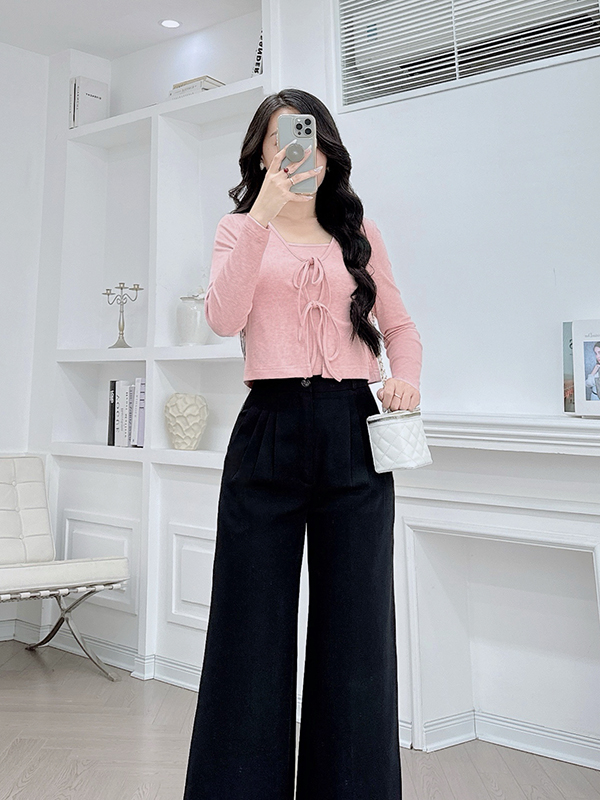 Áo thun cổ bèo thiết kế LECI - A307