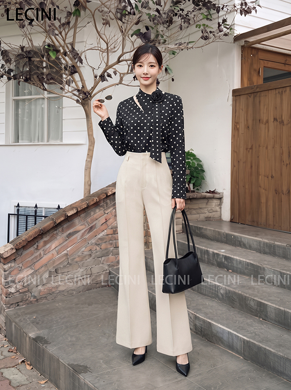 Quần ống vẩy cạp liền Q708
