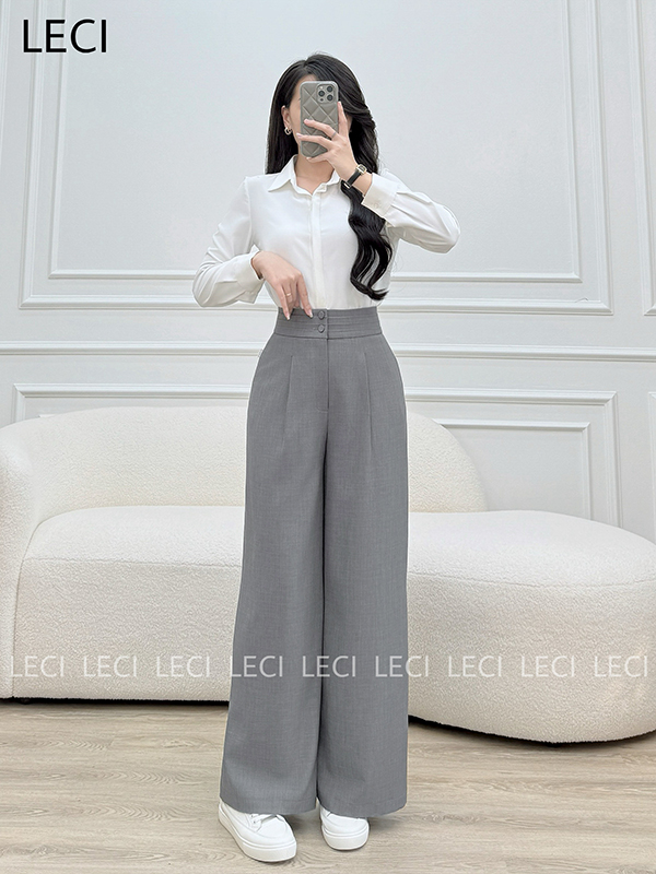 Quần Suông Cạp To Thiết Kế LECI - Q566