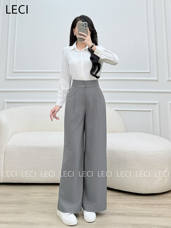 Quần Suông Cạp To Thiết Kế LECI - Q566